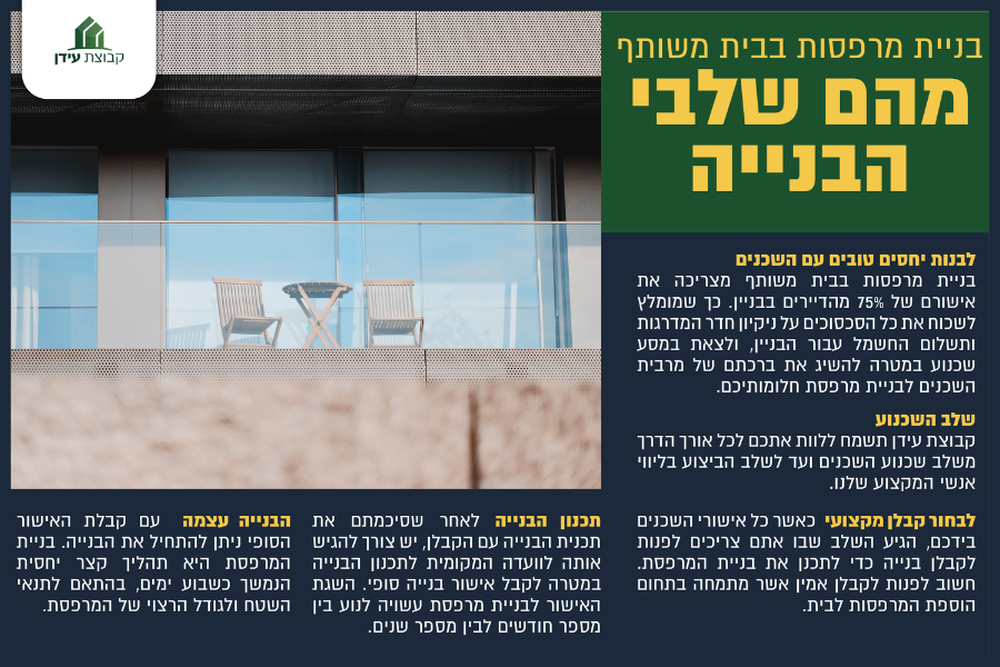 מהם שלבי הבנייה