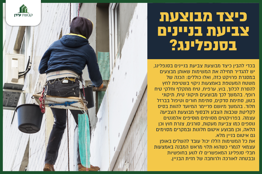 כיצד מבוצעים צביעת בניינים בסנפלינג