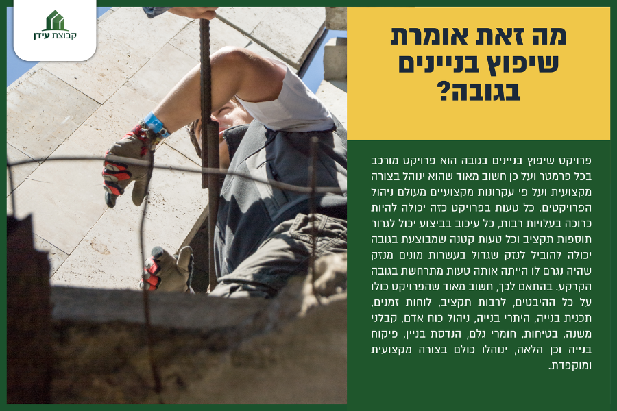 מזאת אומרת שיפוץ בניינים בגובה